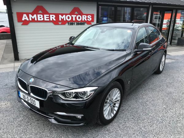 BMW 3-Series Saloon, Petrol Plug-in Hybrid, 2018, Black