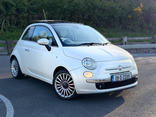 Fiat 500 Hatchback, Petrol, 2009, White