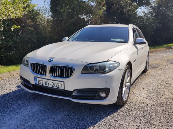 BMW 5-Series Estate, Diesel, 2015, White