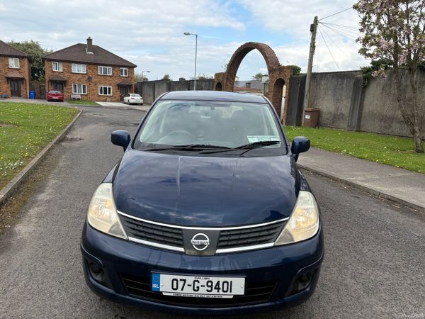 Nissan Tiida Hatchback, Petrol, 2007, Blue