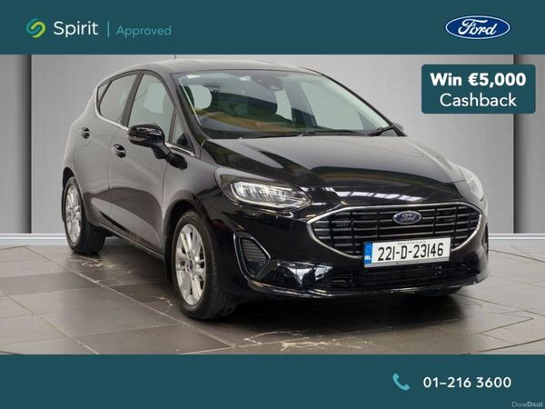 Ford Fiesta Hatchback, Petrol Hybrid, 2022, Black