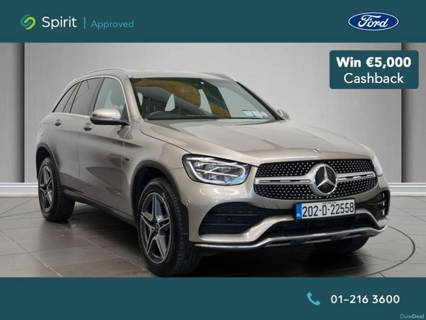 Mercedes-Benz GLC SUV, Diesel Plug-in Hybrid, 2020, Silver