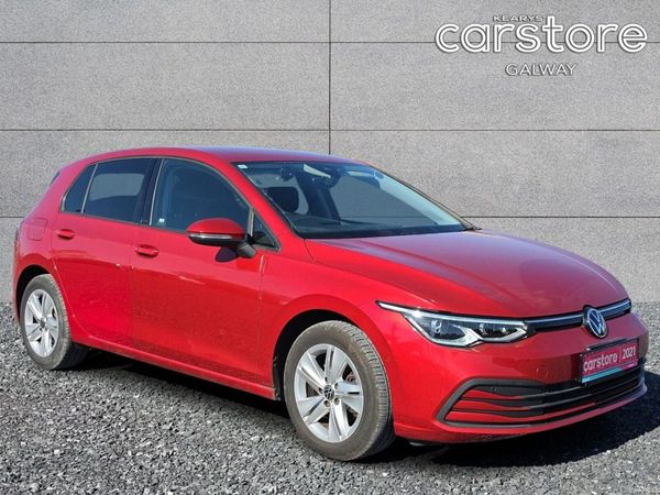 Volkswagen Golf Hatchback, Petrol Hybrid, 2021, Red