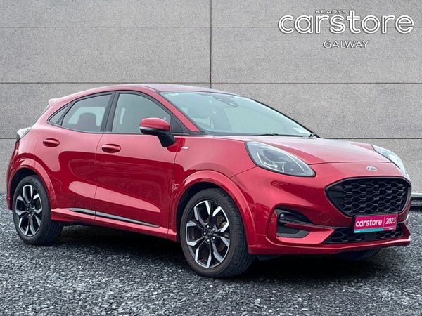 Ford Puma Hatchback, Petrol Hybrid, 2023, Red