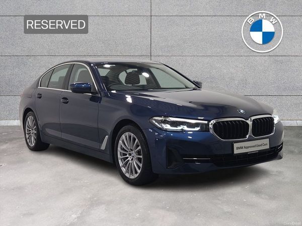 BMW 5-Series Saloon, Diesel, 2022, Blue