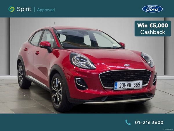 Ford Puma MPV, Petrol Hybrid, 2023, Red