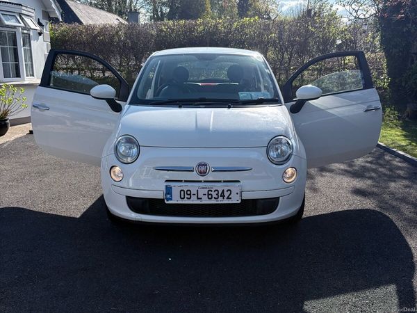 Fiat 500 Hatchback, Petrol, 2009, White