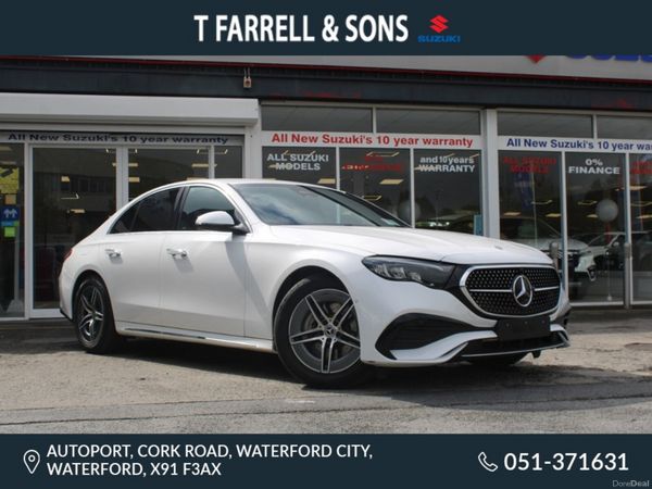 Mercedes-Benz E-Class Saloon, Diesel Hybrid, 2025, White