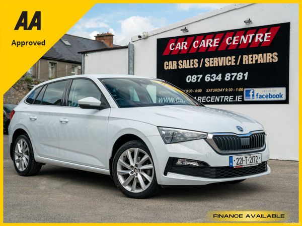 Skoda Scala Hatchback, Petrol, 2022, White