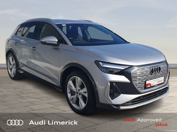 Audi Q4 e-tron SUV, Electric, 2024, Silver