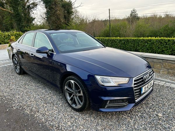 Audi A4 Saloon, Diesel, 2019, Blue