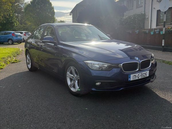 BMW 3-Series Saloon, Petrol Plug-in Hybrid, 2017, Blue