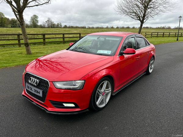 Audi A4 Saloon, Diesel, 2013, Red