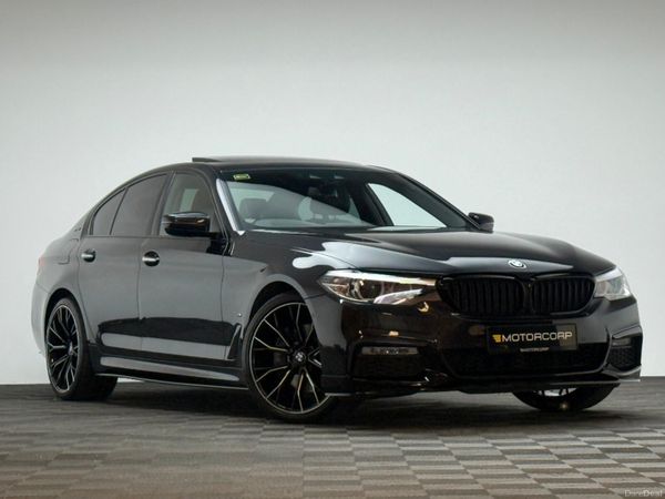 BMW 5-Series Saloon, Petrol Plug-in Hybrid, 2018, Black