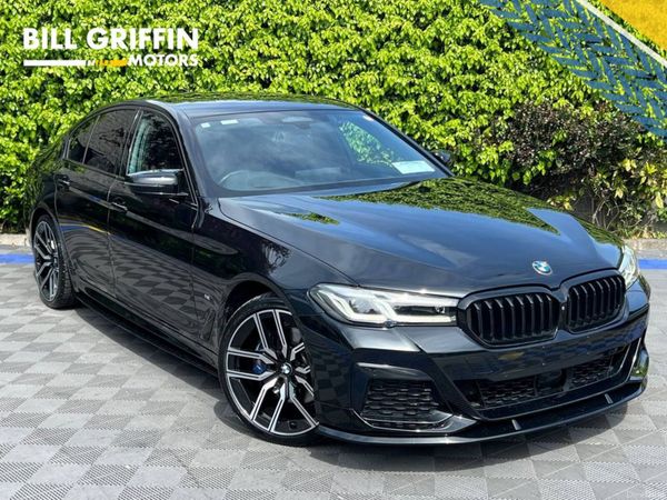 BMW 5-Series Saloon, Petrol Plug-in Hybrid, 2020, Black