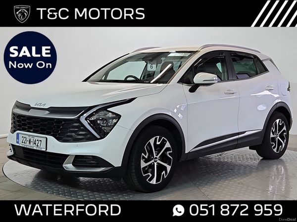 Kia Sportage SUV, Petrol Hybrid, 2022, White