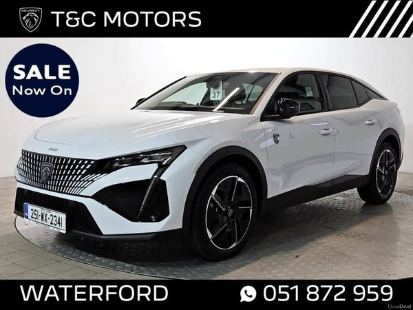 Peugeot 408 Saloon, Petrol, 2025, White