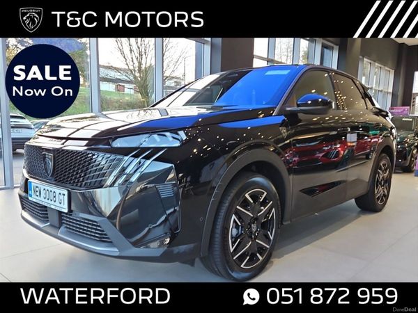 Peugeot 3008 SUV, Petrol Hybrid, 2026, Black
