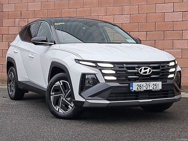 Hyundai Tucson SUV, Petrol Plug-in Hybrid, 2026, White