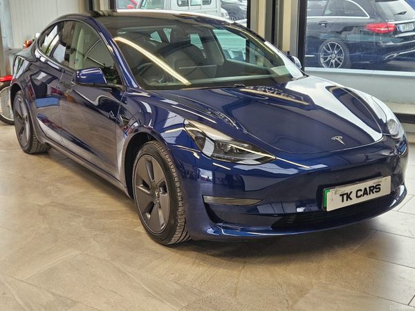 Tesla Model 3 Saloon, Electric, 2022, Blue