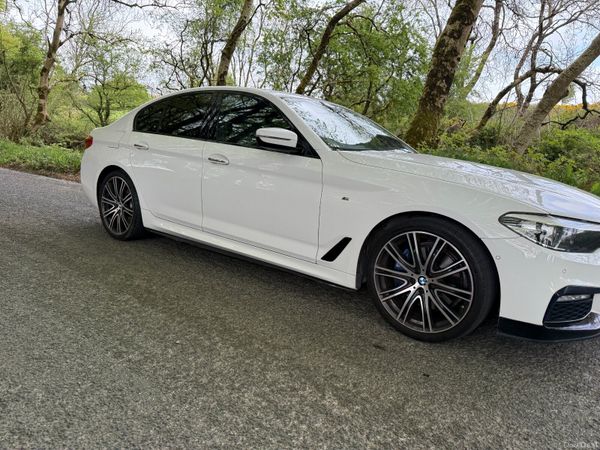 BMW 5-Series Saloon, Diesel, 2018, White
