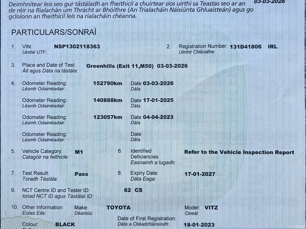 Toyota Vitz Hatchback, Petrol, 2013, Black