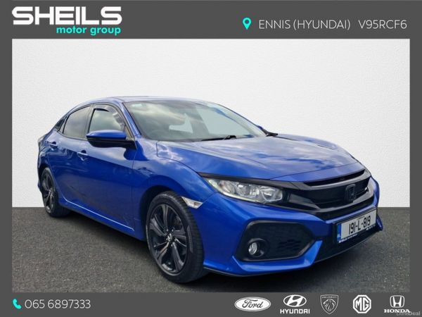 Honda Civic Hatchback, Petrol, 2019, Blue