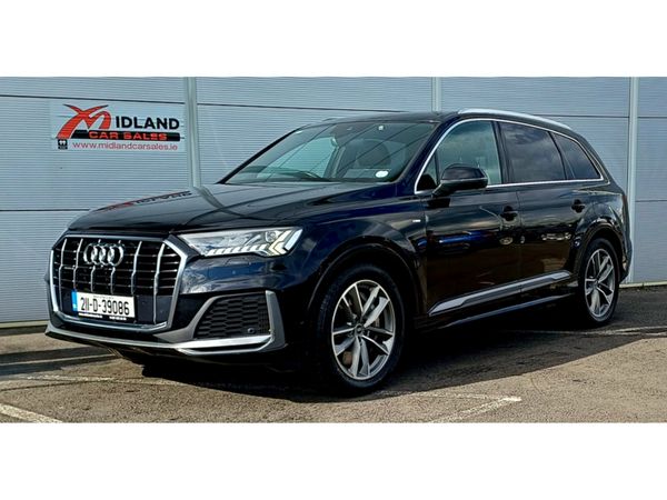 Audi Q7 Estate, Petrol Plug-in Hybrid, 2021, Black