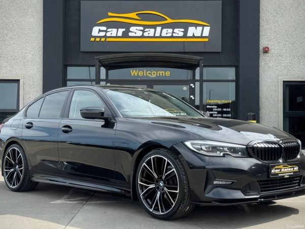 BMW 3-Series Saloon, Diesel Hybrid, 2021, Black
