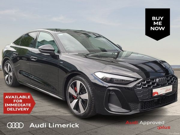 Audi A5 Saloon, Petrol Plug-in Hybrid, 2026, Black