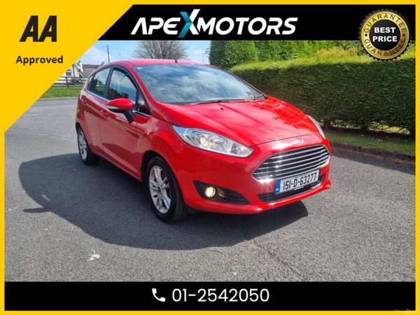Ford Fiesta Hatchback, Petrol, 2015, Red