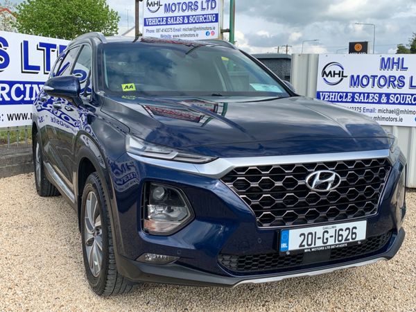 Hyundai Santa Fe SUV, Diesel, 2020, Blue