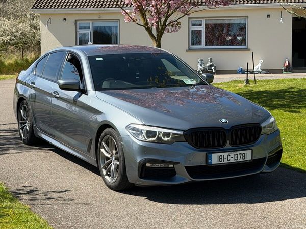 BMW 5-Series Saloon, Diesel, 2018, Blue