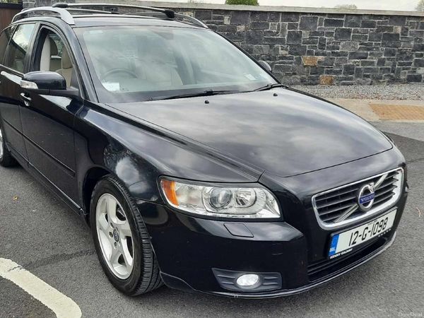Volvo V50 Estate, Diesel, 2012, Black