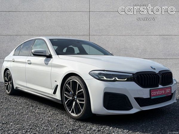 BMW 5-Series Saloon, Diesel, 2021, White
