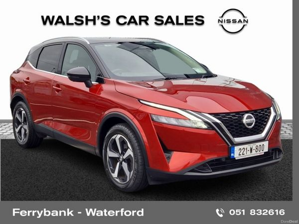 Nissan Qashqai SUV, Petrol, 2022, Red