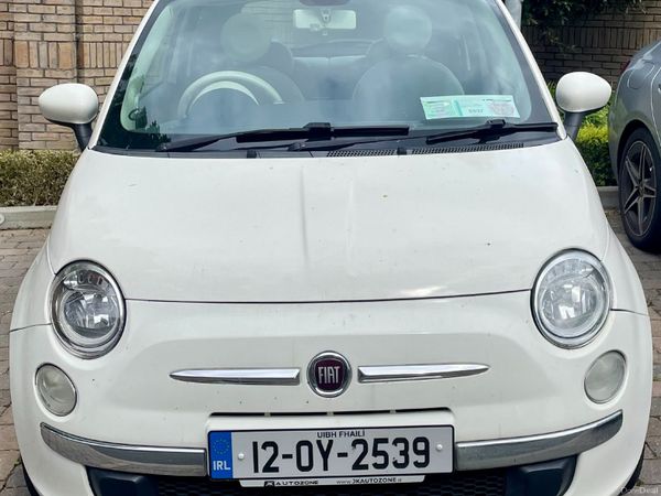 Fiat 500 Hatchback, Petrol, 2012, White