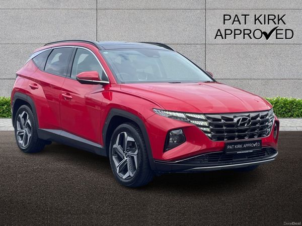 Hyundai Tucson Estate, Petrol Hybrid, 2023, Red