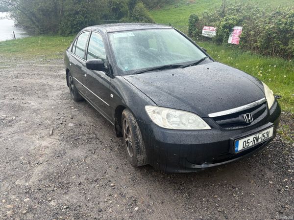 Honda Civic Saloon, Petrol, 2005, Black