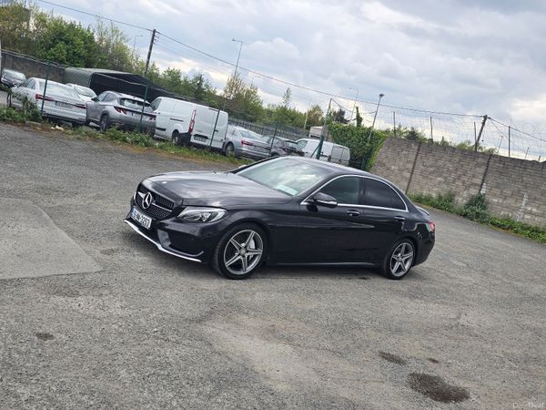 Mercedes-Benz C-Class Saloon, Diesel Hybrid, 2015, Black