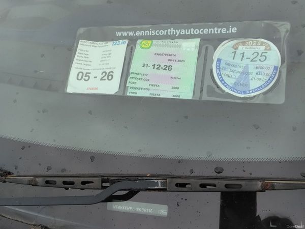Ford Fiesta Hatchback, Petrol, 2008, Silver