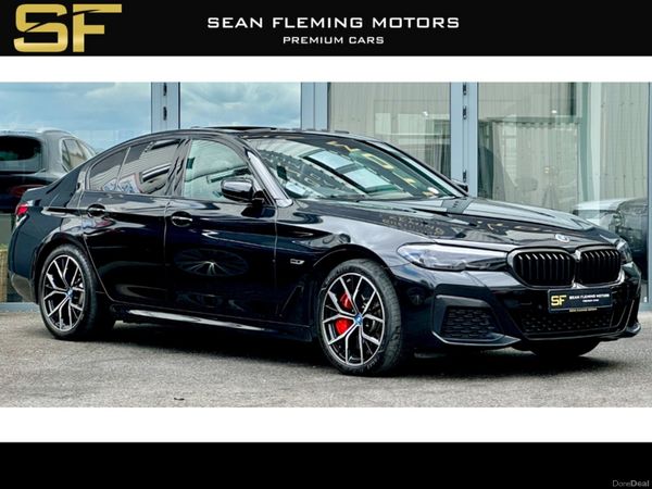 BMW 5-Series Saloon, Petrol Plug-in Hybrid, 2022, Black