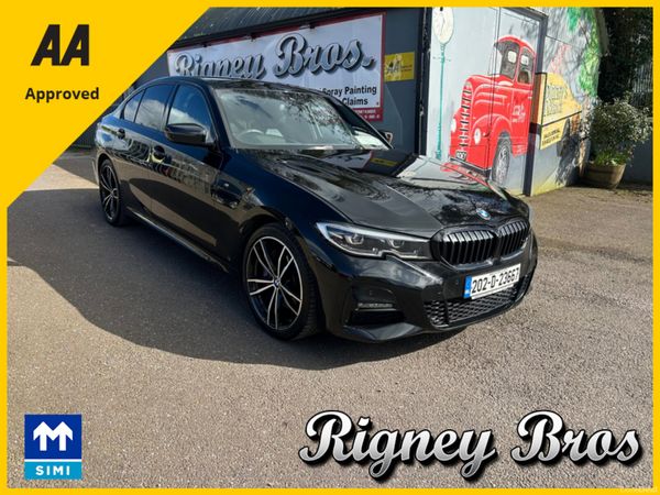 BMW 3-Series Saloon, Petrol Plug-in Hybrid, 2020, Black