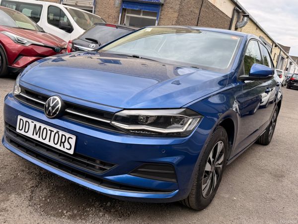Volkswagen Polo Hatchback, Petrol, 2021, Blue