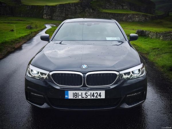 BMW 5-Series Saloon, Diesel, 2018, Black