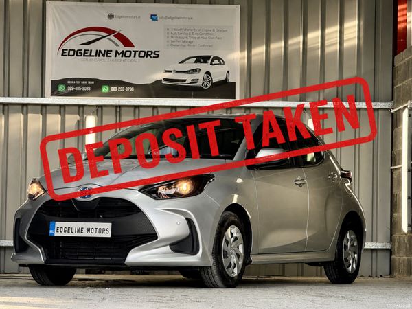 Toyota Yaris Hatchback, Petrol Hybrid, 2020, Silver