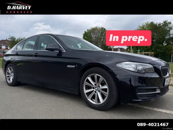 BMW 5-Series Saloon, Diesel, 2014, Black