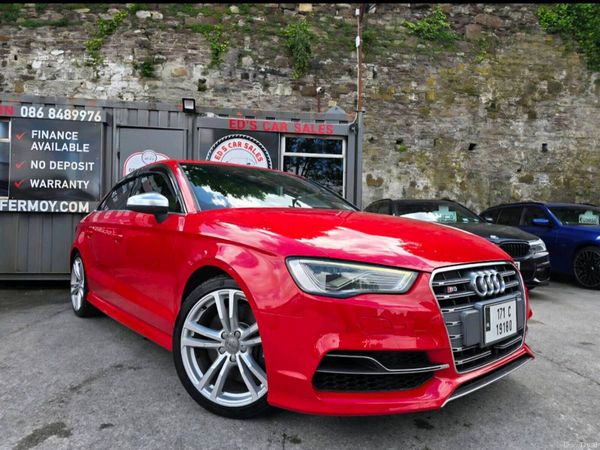 Audi S3 Saloon, Petrol, 2017, Red