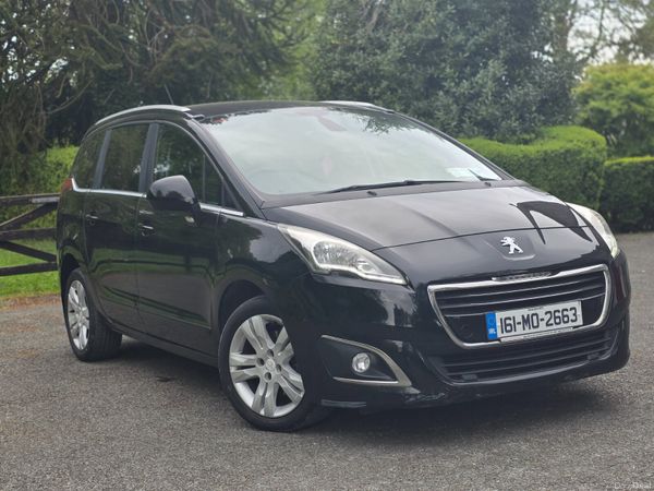 Peugeot 5008 MPV, Diesel, 2016, Black