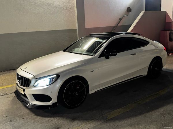 Mercedes-Benz C-Class Coupe, Petrol, 2016, White